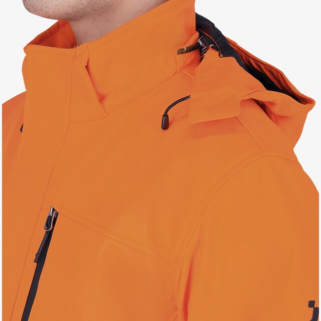 Scuti HiVis-Softshelljacke orange – Bild 8