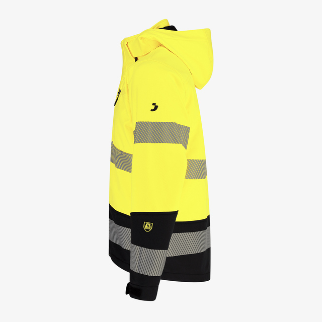 Scuti HiVis-Softshelljacke gelb – Bild 2