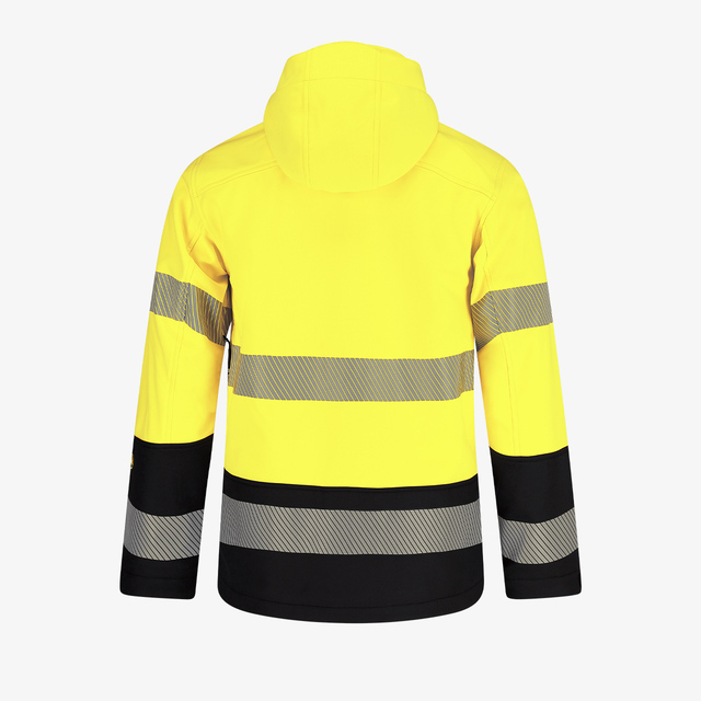 Scuti HiVis-Softshelljacke gelb – Bild 3